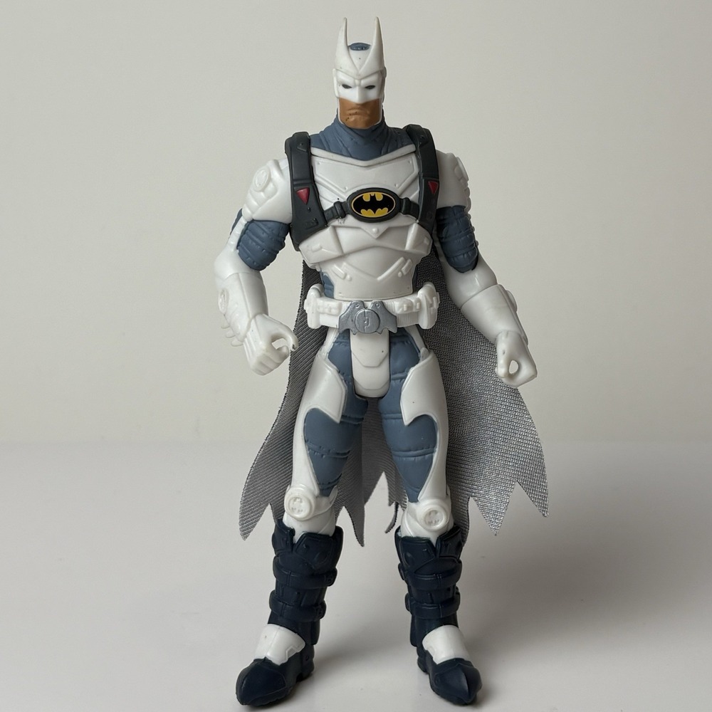 Batman 6" Action Figure Mattel DC Comics White ARCTIC SHIELD 2003 Toy
